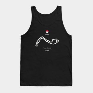 Monaco Circuit with F1 Track Record Tank Top